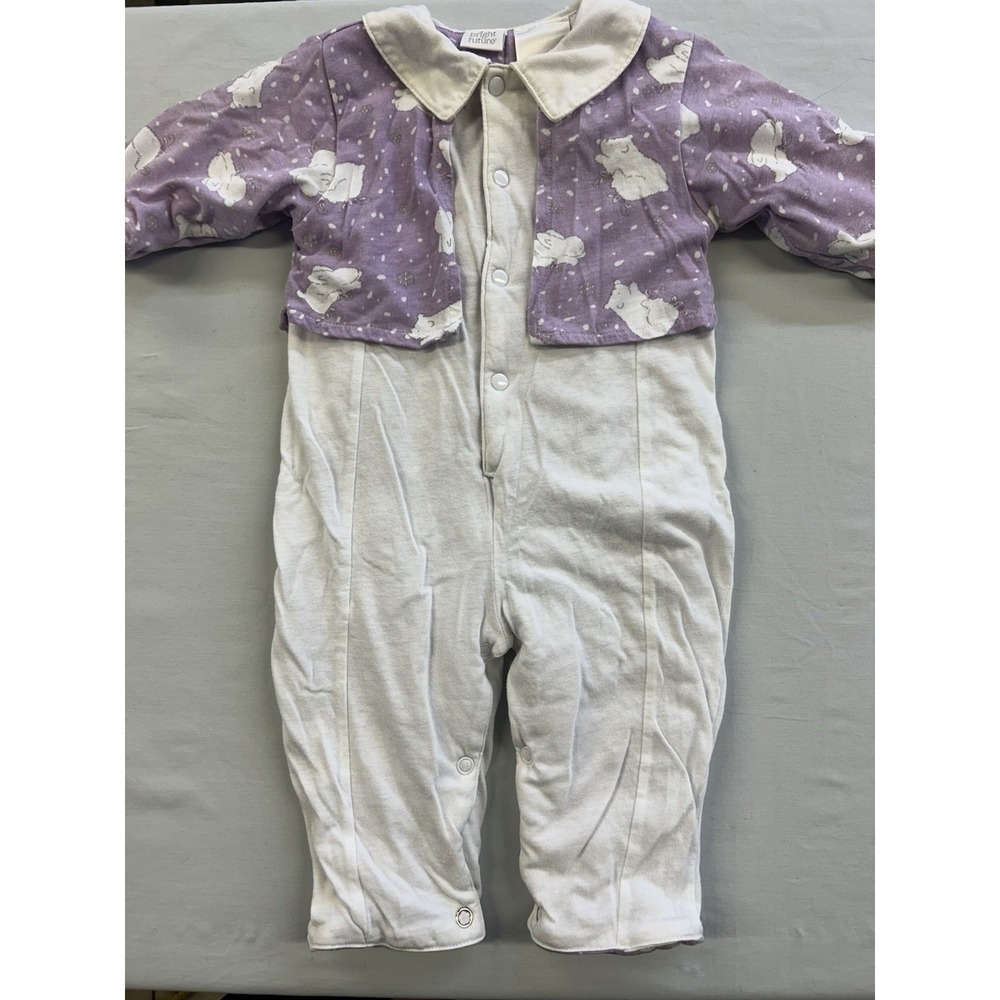 Vintage 1990s Bright Futures Baby One Piece Size Approx 6-9 Month(measurements)